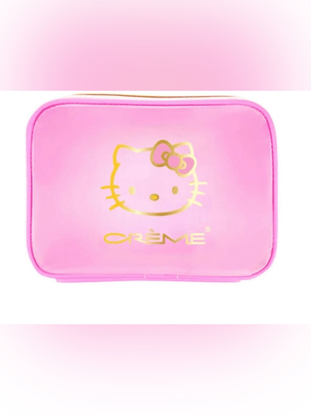 The Crème Shop x Sanrio Hello Kitty Perfect Pink Travel Case